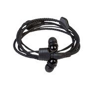 Wraps Wearable Braided Wristband Headphone Earbuds, Talk Coal