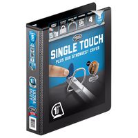 Wilson Jones 3 Ring Binder 1-1/2 Inch, Ultra Duty D-Ring View Binder with Extra Durable Hinge, Customizable, Black (W86661)