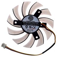 Allpartz PLD08010S12H 75mm DC 12V 0.25A 40mm 3Pin Graphics Video Card Cooling Fan