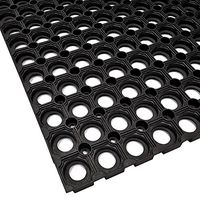 Electriduct Extra Thick Rubber Ring Safety Mat - 40"x59" Anti-Slip 3/4" Rubber Anti-Fatigue Drainage System