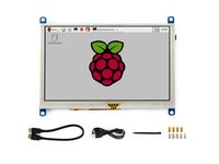 Waveshare 5inch HDMI LCD (G) Resistive Touch Screen LCD 800X480 High Resolution HDMI Interface Supports Multi Mini-PCs and Multi Systems Raspberry Pi4 BB Black Banana Pi