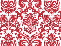 RED FLOURISH Recycled120~20"x30" Half Ream Tissue Prints (2 unit, 120 pack per unit.)