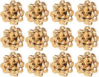 The Gift Wrap Company 12 Count Decorative Confetti Gift Bows, Medium, Gold (12/pkg) Pkg/1