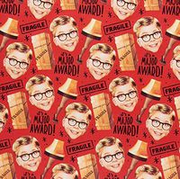 Ralphie & Leg Lamp A Christmas Story Wrapping Paper Gift Wrap (3.33 Feet Wide - 60 Square Feet)