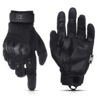 Glove Station The Combat Military Police Outdoor Sports Tactical Rubber Knuckle Gloves for Men