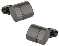 Cuff-Daddy USB Flash Drive Cufflinks in Gunmetal 4GB with Presentation Box