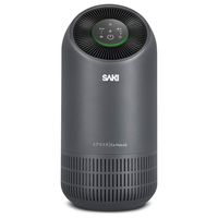 SAKI Air Purifier for Home, Office or Bedroom - Silent Portable Odor Eliminators, True HEPA H13 Filter, 4-Stage Filters to Remove Allergies, Dust Particle, Pets, Hair, Mold, Smoke, Odor