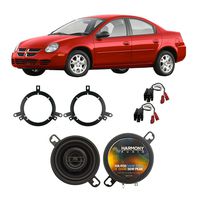 Compatible with Dodge Neon 2002-2006 Front Dash Factory Replacement Speaker Harmony HA-R35 Speakers