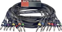Stagg 15ft. Multicore Cable - 8 x Phone Plug / 8 x Phone Plug