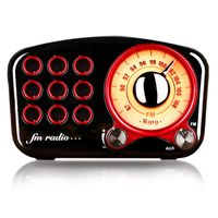 Wireless Stereo Retro Speaker with FM Radio, Dosmix Portable Bluetooth Vintage Speaker with Built-in Mic, USB, SC Card Slot, Aux for Kitchen Bedrooms Party Travel Outdoor Android iOS Device,Gun Color