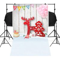 Wensltd Clearance! Christmas Backdrops Tree Vinyl 3x5FT Fireplace Background Photography Studio (L)