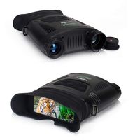 Night Vision Binoculars - 3.8-7.6X Light Weight Handed Infrared Night Vision Hunting Binoculars with Comfortable Large Viewing Screen Can Take Day or Night Photos and Videos