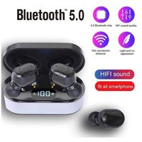 Zippem Mini Wireless Earbuds Digital Display in-Ear Earphone with Charging Case Earbud Headphones