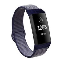 VEAQEE Nylon Bands Compatible with Charge 3 & 3 SE Women Man Soft Nylon Band Breathable Quick Release Sport Replacement Accessories Wristband, 5.3''- 8.7''