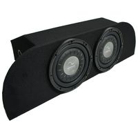 Compatible with 2003-2008 Nissan 350Z Coupe Under Strut Harmony F104 Dual 10" Sub Box Enclosure