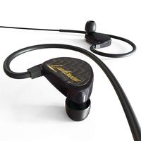 Lunbowon Deep Bass Hi-Fi Stereo Earbuds Wired in-Ear Professional Triple Driver Monitors High-Resolution Audiophile Headphones Sports Headphones with Mic and Button Control for iOS Android Smartphone