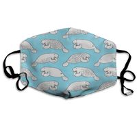 Manatee You are The One for Me Dust Mask,Washable and Reusable Cleaning Gardening Outdoor Activities Warm Windproof Mask