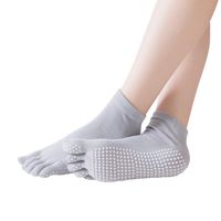 Sixpi Women Yoga Toes Warm Socks Five Finger Non Slip Massage Sport Socks Yoga Outdoor Sports Workout Knee Support Head Scarf