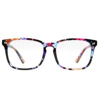 Blue Light Blocking Glasses, Computer Reading/Gaming/TV/Phones Glasses for Women Men,Anti Eyestrain & UV Glare(Floral Frame)