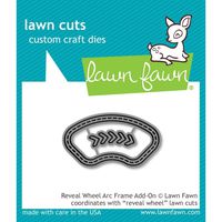 Lawn Fawn LF1977 Reveal Wheel Arc Frame Add-On Custom Craft Dies