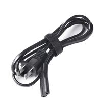 4Ft 2 Prong AC Wall Power Cable Cord fit HP Dell Samsung Sony Asus Acer Toshiba Laptop Charger, LED LCD Monitor TV Epson Lexmark Printer Ps2 Ps3 Slim, Ps4, DVD Players -Futurebatt