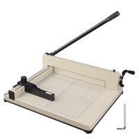 Yescom 400 A3 Sheet Capacity, 17" Cutting Length Industrial Guillotine Paper Trimmer Cutter Stack Heavy Duty Steel Base