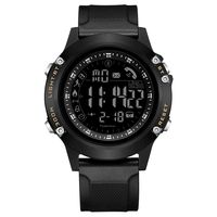 Timemaker Sports Smart Digital Watches, Waterproof Smartwatch with Measure Steps, Walking Distance, Calories, Alarm, Message and Call Reminde Compatible Android iOS Phones for Men(Black)