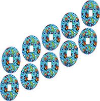 Dexcom Adhesive Patch Precut Superhero Design Adhesive Patches with Split Backing, Easy to Apply x 10 Pack