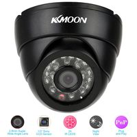 KKmoon TBL-1D42H2IR 700+ TVL Dome Camera with 24pcs IR LED Night Vision Wide Angle NTSC System Indoor Security Surveillance CCTV Camera - Ships from US