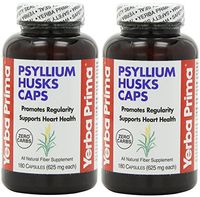 Yerba Prima Psyllium Husks 625 Mg 180 Capsules (2 Pack) by Yerba Prima