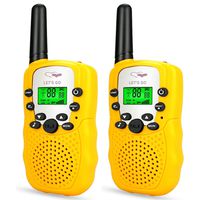 Toys for 3-12 Year Old Boys, Dreamingbox Walkie Talkies for Boys 3-12 Year Old Christmas Toys for Boys 8-12 Year Old Outdoor Cool Toys for 3-12 Age Girls Stocking Stuffers Yellow TGDJ03