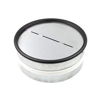 klimapartner RKI 6" Professional Backdraft Damper Inline Spring Loaded