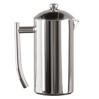 Frieling USA Double Wall Stainless Steel French Press Coffee Maker with Zero Sediment Dual Screen, Polished, 23-Ounce