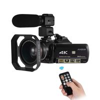 Digital Video Camera Camcorder,Andoer AC3 4K UHD 24MP DV Recorder 30X Zoom IR Night Vision 3.0" LCD Touchscreen with WiFi External Microphone Extra 0.39X Wide Angle Lens and Lens Hood