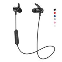 LETSCOM Bluetooth Headphones, Upgraded Bluetooth 5.0 Wireless Magnetic Earbuds, 8 Hours Playtime HiFi Bass Stereo Sports Earphones for Sports, Exercise, Running, Gym