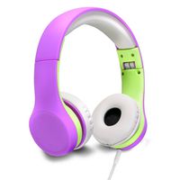 Nenos Kids Headphones Children's Headphones for Kids Toddler Headphones Limited Volume Purple (Purple)