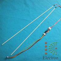 ShineBear 540mm LED Backlight lamp Strip Kit Adjustable Brightness,Update 24" 24 inch CCFL LCD Screen to LED Monitor - (Cable Length: Other)