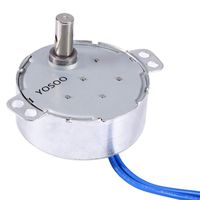 Yosoo Turntable Synchronous Synchron Motor 50/60Hz AC 100~127V 4W 5-6RPM/MIN CCW/CW For Hand-Made, School Project, Model (2.5-3RPM)