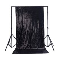 Zdada Black Birthday Party Sequin Photography Backdrop-3ftx7ft Seamless