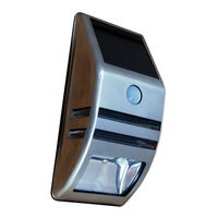 Dock Edge Solar Post & Surface Mount Light with Motion Sensor