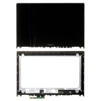 FirstLCD 15.6 inch FHD LCD Display Touch Screen Digitizer Glass Bezel Assmebly Screen Replacement for Lenovo Edge 2 1580 80QF0004US 80QF0005US 80QF0007US