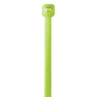 BOX USA BCT115G Colored Cable Ties, 50#, 11", Fluorescent Green (Pack of 1000)