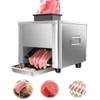 Marada Meat Cutter Machine Commercial Electric Meat Grinder Machine Slicing Shredding Cutting Machine for Pork, Lamb, Beef and Other Meats (3MM Balde)