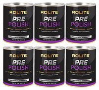 Rolite Pre-Polish (2lb) for Heavily Oxidized, Stained, Discolored and Corroded Metal, Clear Coated and Gel-Coated Surfaces 6 Pack