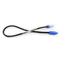 Speaker Power Patch Cord, 12/3 SOOW, Neutrik Powercon NAC3FCA to NAC3FCB Cable Assembly, 3-Feet