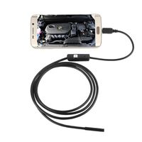SANNYSIS 5.5mm Endoscope Waterproof Micro USB Borescope Inspection Camera 6 LED for Andorid Phone 2.0 Meters
