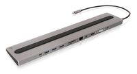 IOGEAR 11-Ports USB-C Dual Video Docking Station with Power Delivery 3.0, GUD3C05