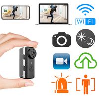 Smallest WiFi Hidden Spy Camera,ZTour Indoor HD IP Wireless Smart Home Security Nanny Camera with Motion Detection,Night Vision,2-Way Audio,Cloud,Live Monitoring for iOS/Andorid Mobile Phone,Window PC