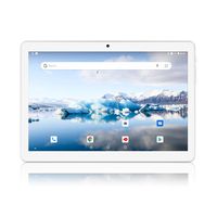 Android Tablet 10 Inch, 3G Phablet, Android 8.1 Tablets, 2GB+32GB, GMS Certified, Dual SIM Card Slot and Cameras, WiFi, Bluetooth - Silver