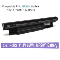 VUOHOEG 11.1V 65WH MR90Y New Laptop Battery Replacement for Dell Inspiron 14 3421, 14R 5421, 14R 5437,15 3521,15R 5521, 15R 5537, 17 3721, 17 3737, 17R 5721, 17R 5737; fit Dell Latitude 3440 3540